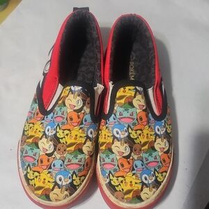 Pokemon Kids Slip-On Shoes - Colorful